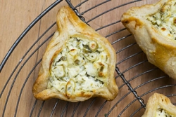 Savory Persian Herb and Cheese Hamantaschen 